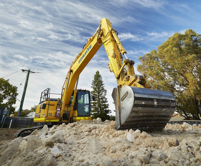 Ricciardo Earthmoving excavator